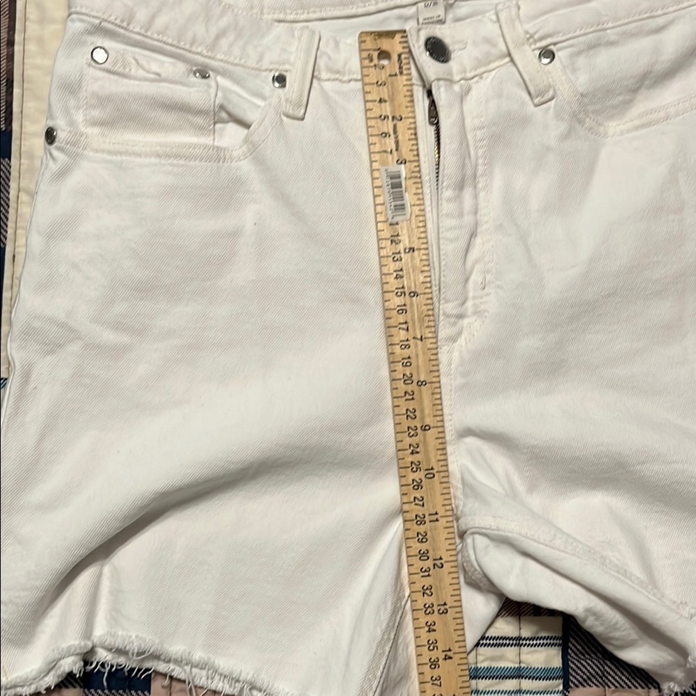 White Denim Women's Shorts - Picture 6 of 8